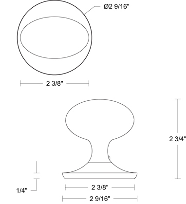 Dorchester Egg Knob